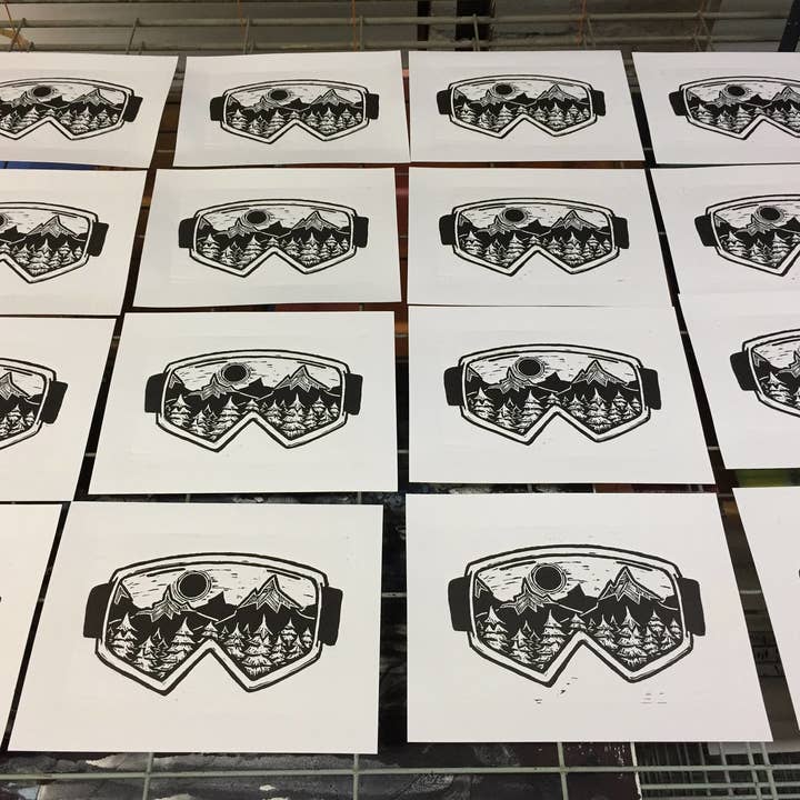 Lake Effect Press - Wholesale Art Print - Reflect (Screen Print)3