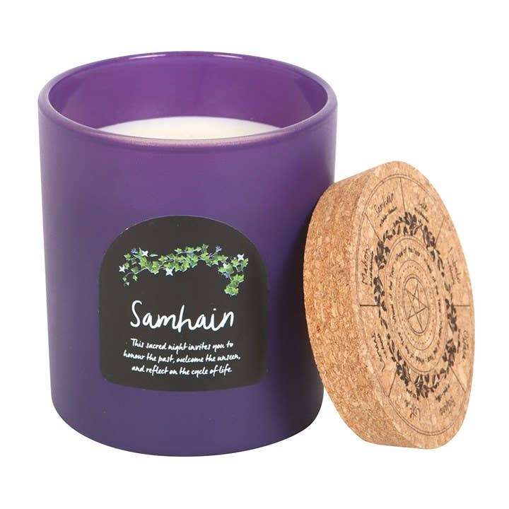Something Different Wholesale - Wholesale Jar/Filled Candle - Samhain Spiced Pumpkin Wheel of the Year Candle2
