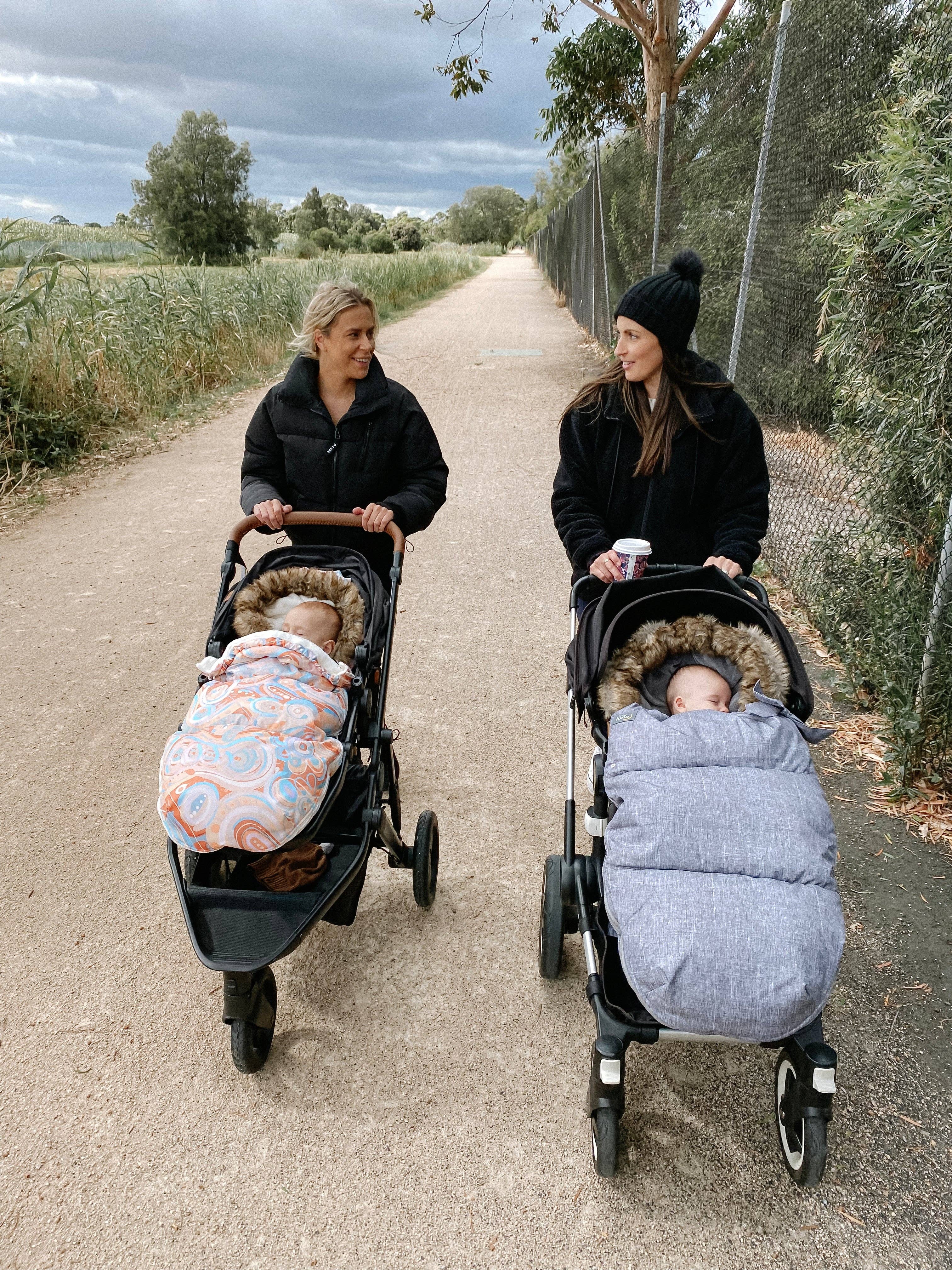 baby luno - Wholesale Pram cover/accessory - baby luno Nordic Footmuff Pram Liner - Chic Grey2