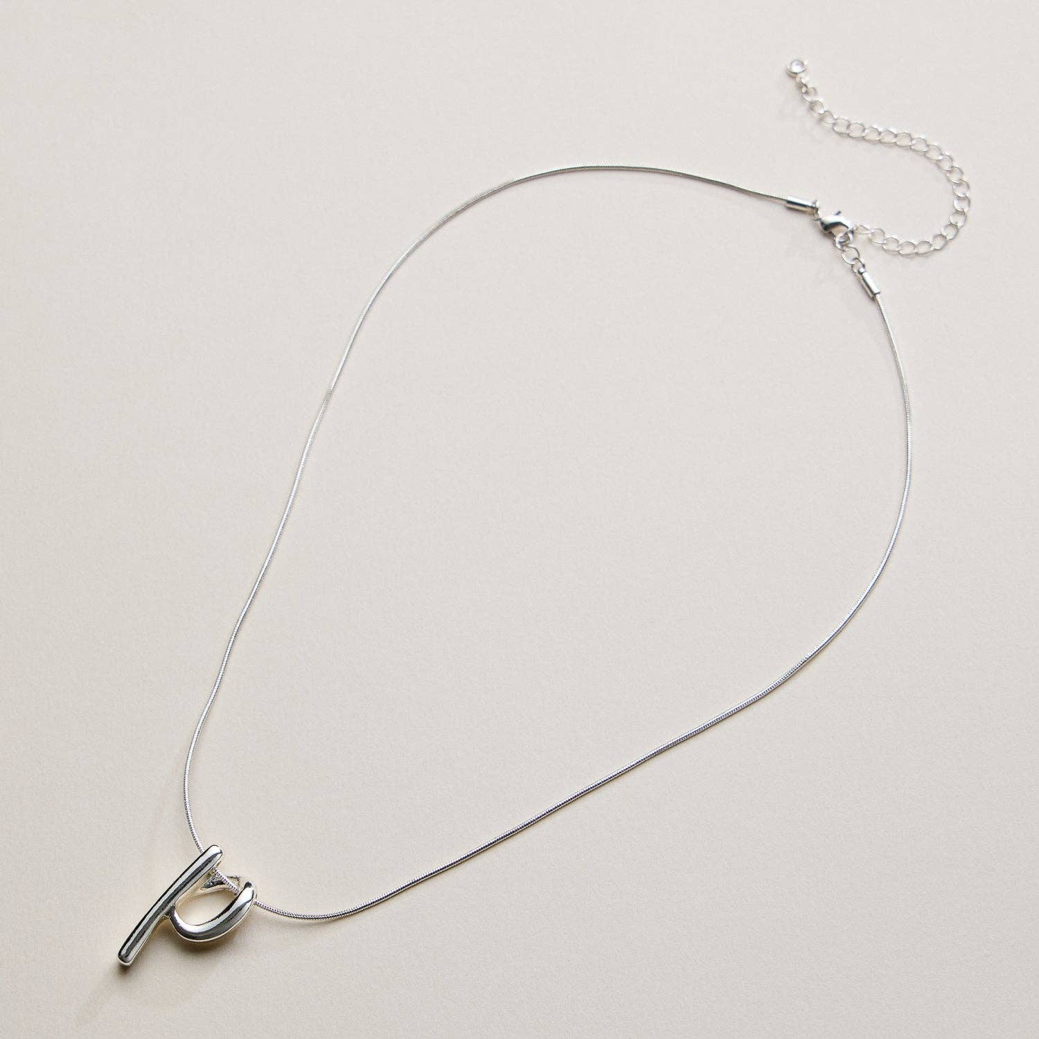 Frem - Wholesale Pendant/Charm Necklace - A Set of 16 Letters Gold Dipped Necklace – Gold & Silver Alphabet Charm Jewelry87