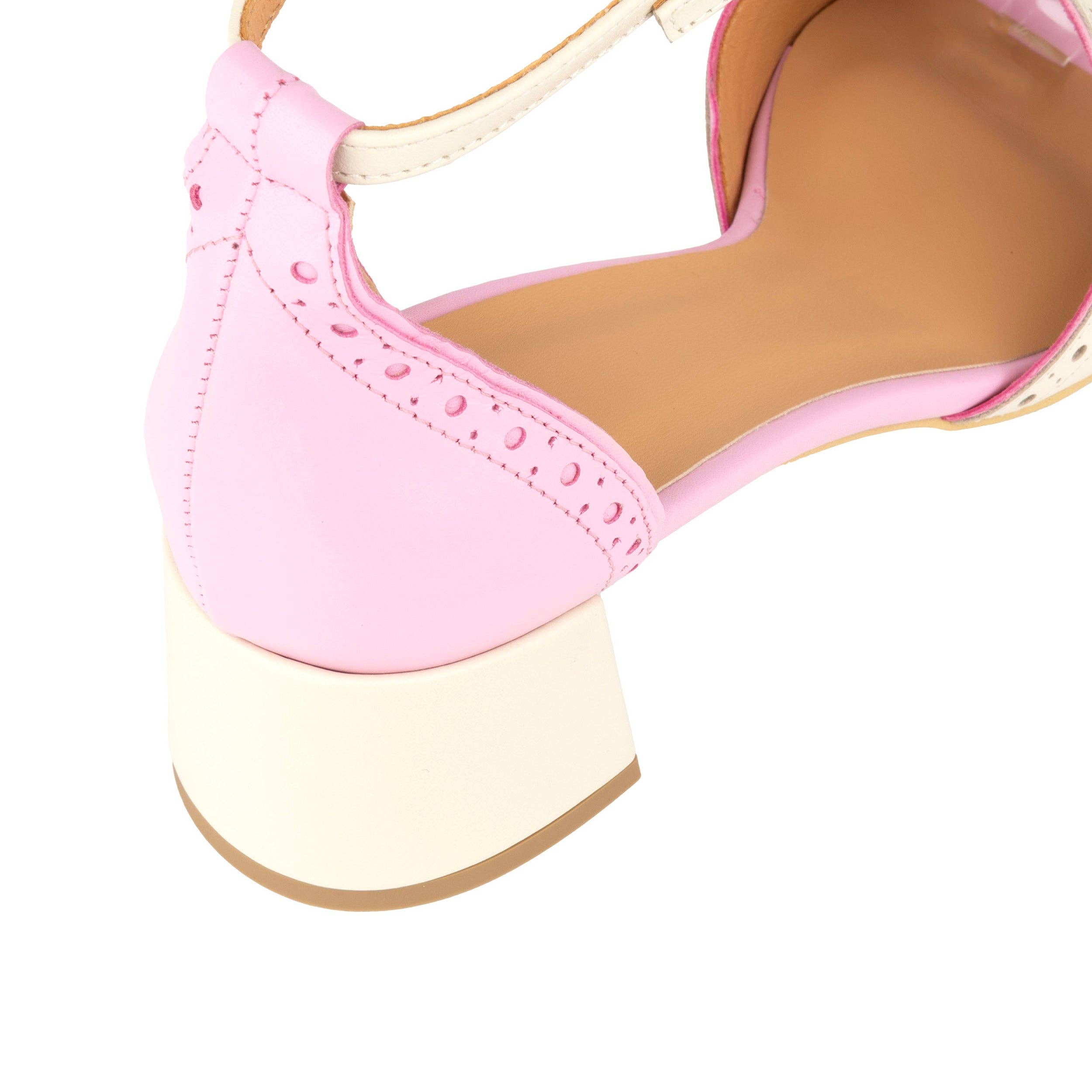 Embassy London – wholesale High heels – Women’s – Croupier - Pink & White Pastel6
