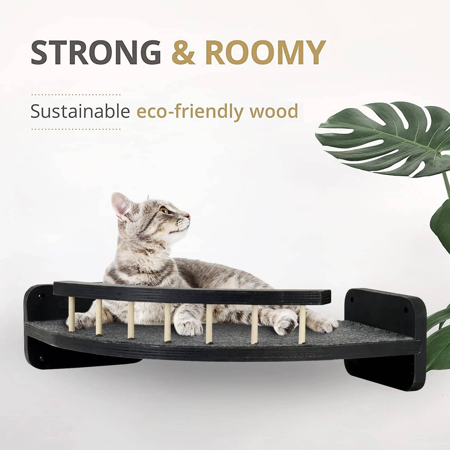 VIGOR – Großhandel Haustier-Kratzfläche – Katze – VIGOR Katzen Wandmöbel Klettern Regal und Kratzpfosten zum Schlafen2