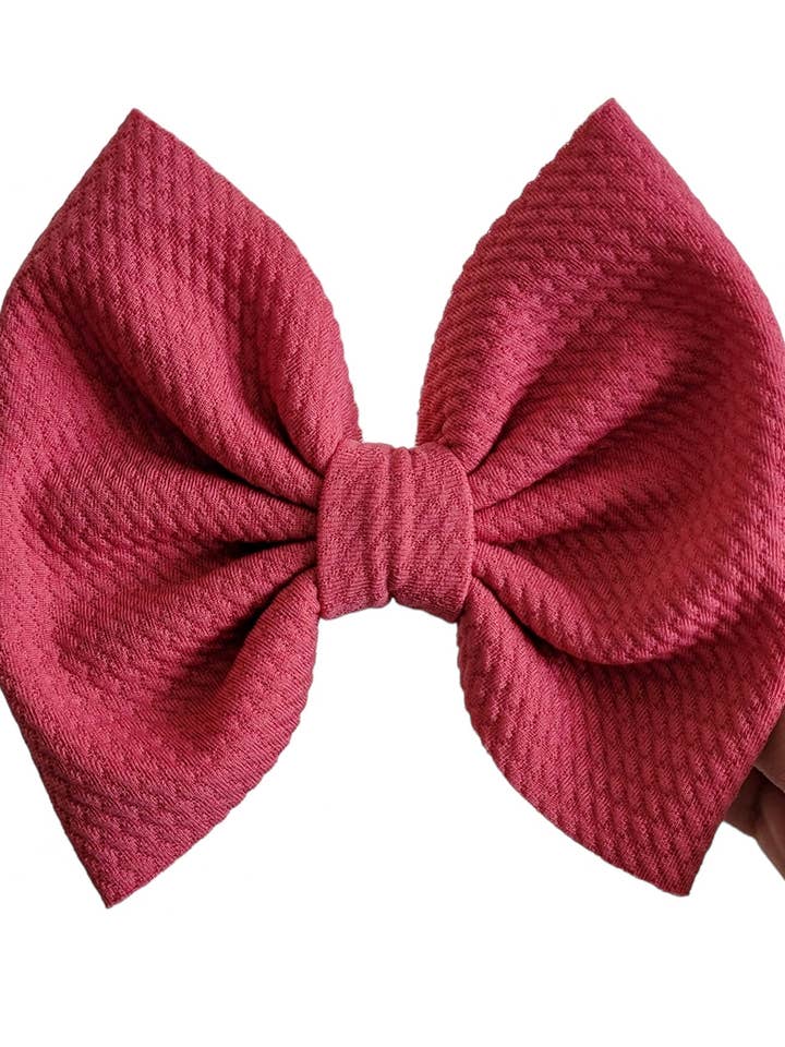 Savannah Bow-Brick Rose for wholesale by Dainty Delights Creations