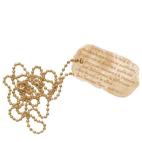 2pt Diamond Manifesto Necklace Give Me The Force Gold for wholesale by zen-zero