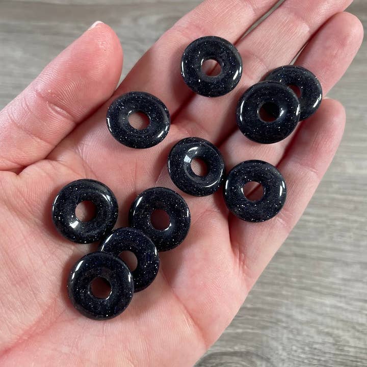 Keystone Crystals - Vente Pierre et cristal de spiritualité - Pendentifs donuts en pierres précieuses | Charms pi de 17 à 20 mm