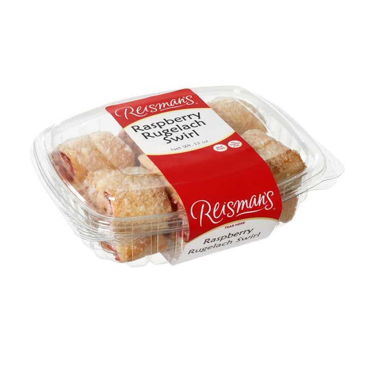 Raspberry Rugelach Swirl for wholesale by Reisman's Bakery