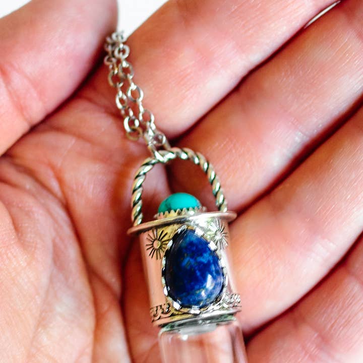 Apothecary Co. - Wholesale Aromatherapy necklace - Rope Twist Essential Oil Necklace0