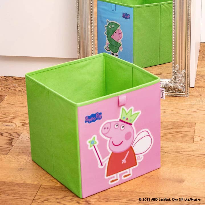 Zenker - Wholesale Storage Bin - Kids & Baby - Peppa Fairy 2-Sided Storage Box Compatible with Kallax Lifeney Peppa Pig1