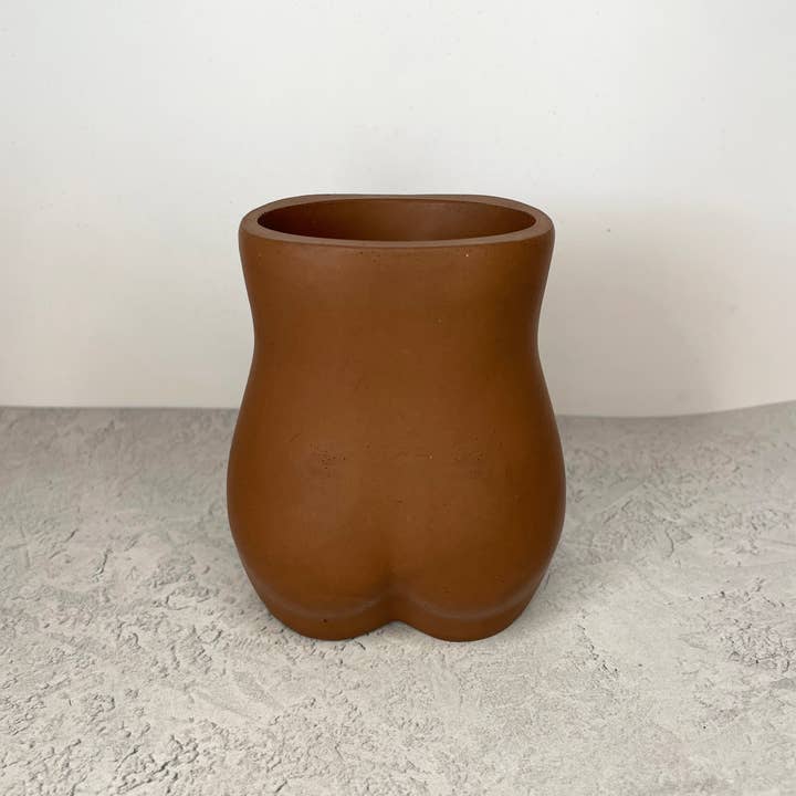 Maureen Luxe Studio – wholesale Vase – Jesmonite Body Vase Plant Pot | Naked Form Body Vase | Curvy4
