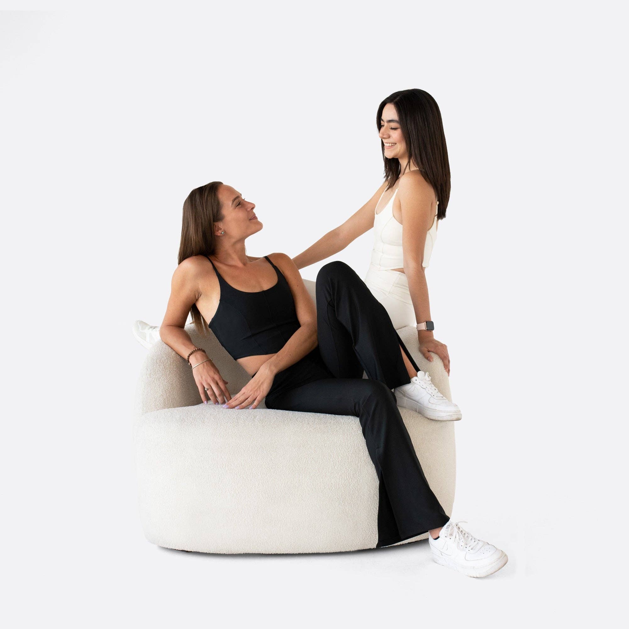 SPLENDORE - Wholesale Activewear Set - Women's - BLACK SET LEGGINGS & CORSET3