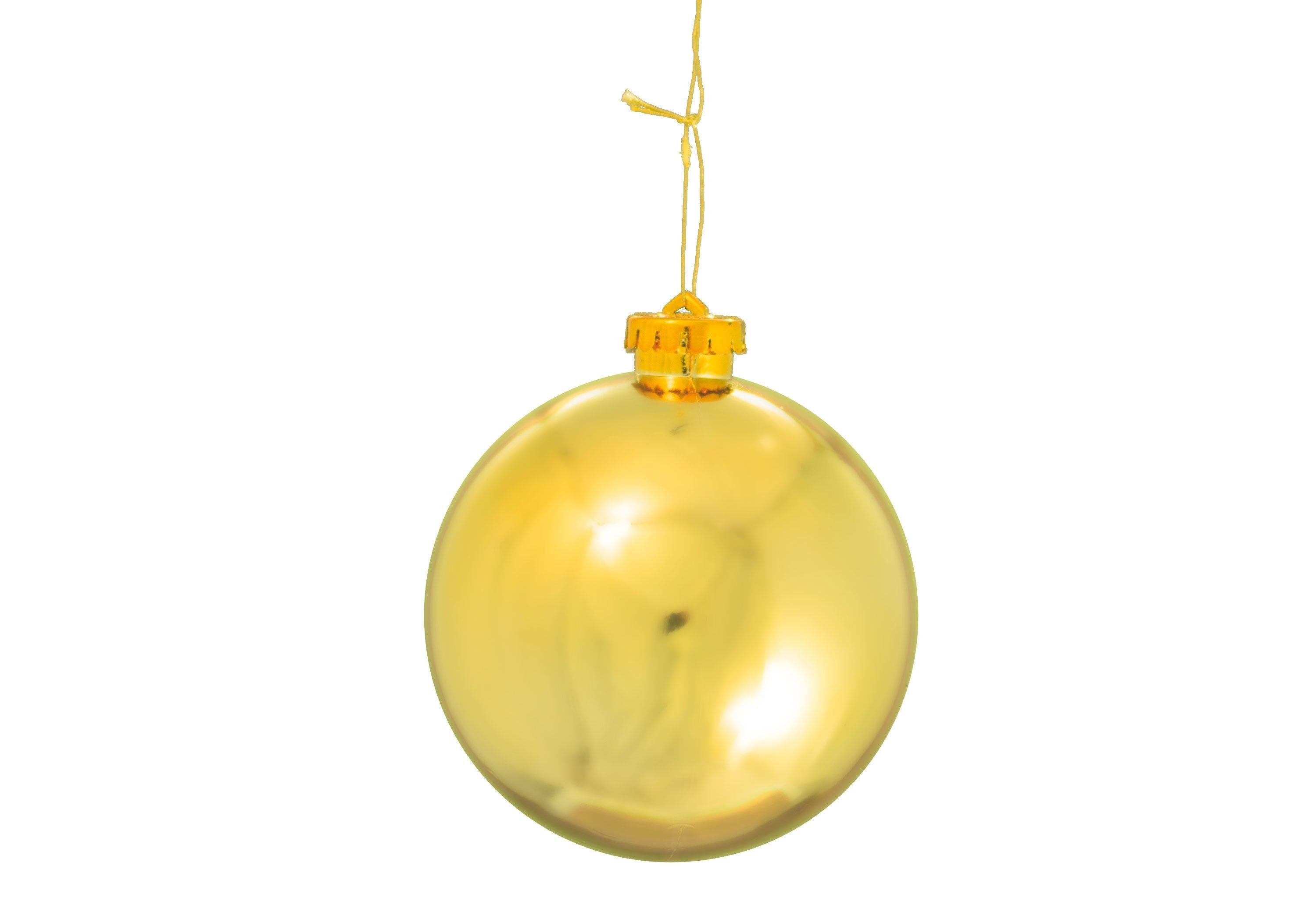 Lee Display - Vente Objets de décoration - Boules de Noël dorées brillantes11
