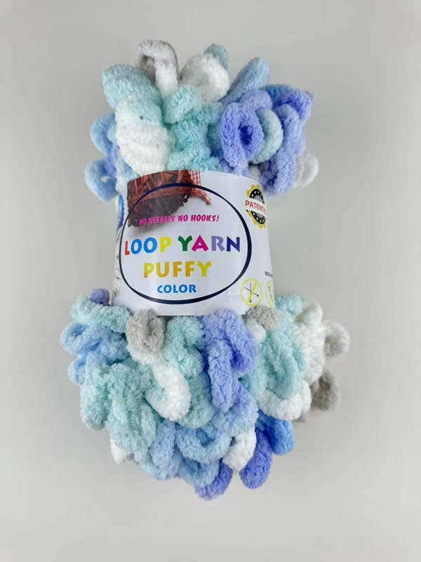 UNISHE – Engroshandel Garn – Blue Series Fluffy Soft DIY Chunky Chenile garn til hækling0