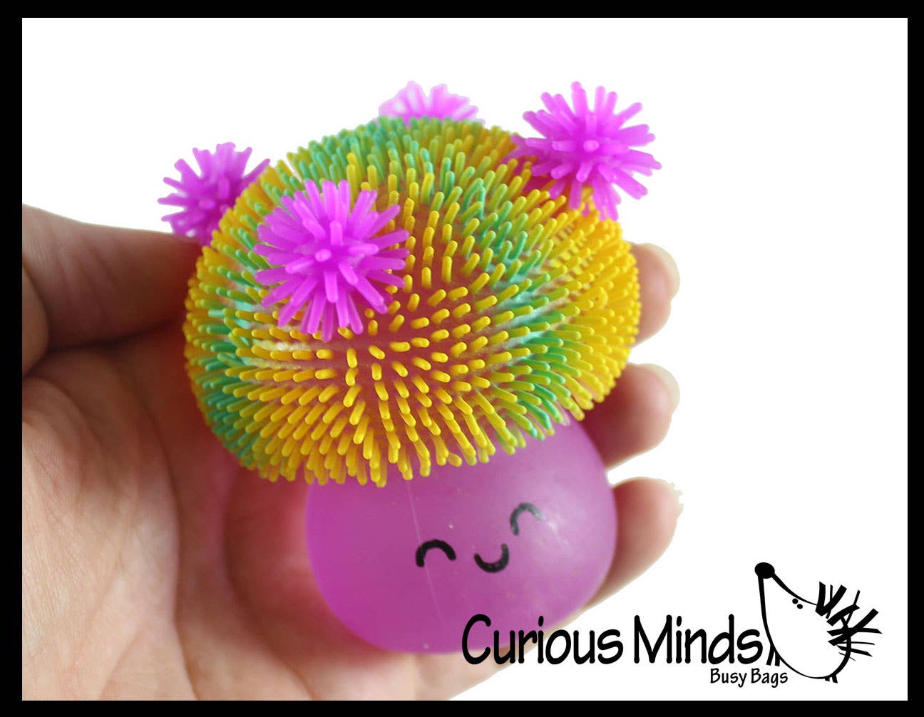 Curious Minds Toys - Wholesale Fidget Toy - Kids - 1 Mushroom Sugar Puffer Ball - Thick Glue/Gel Syrup Molasses8