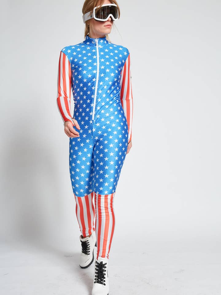 Racysuits - Vente Combinaison – femme - L'équipe de ski des États-Unis