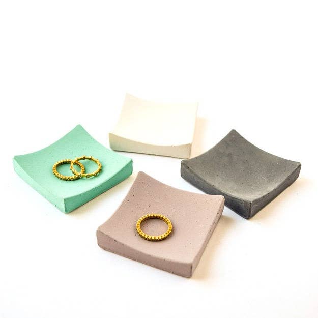 Cedar & Stone Garden - Wholesale Jewelry Dish - Small Concrete Jewelry Tray
