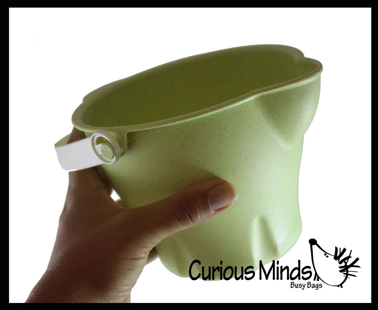 Curious Minds Toys - Wholesale Beach/Pool Toy - Kids & Baby - 5 Piece Sand Bucket Set - Durable Eco Wheat Straw Beach Buck1