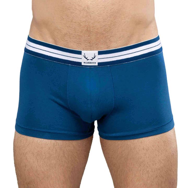 organic cotton trunk - navy blue for wholesale by BLUEBUCK