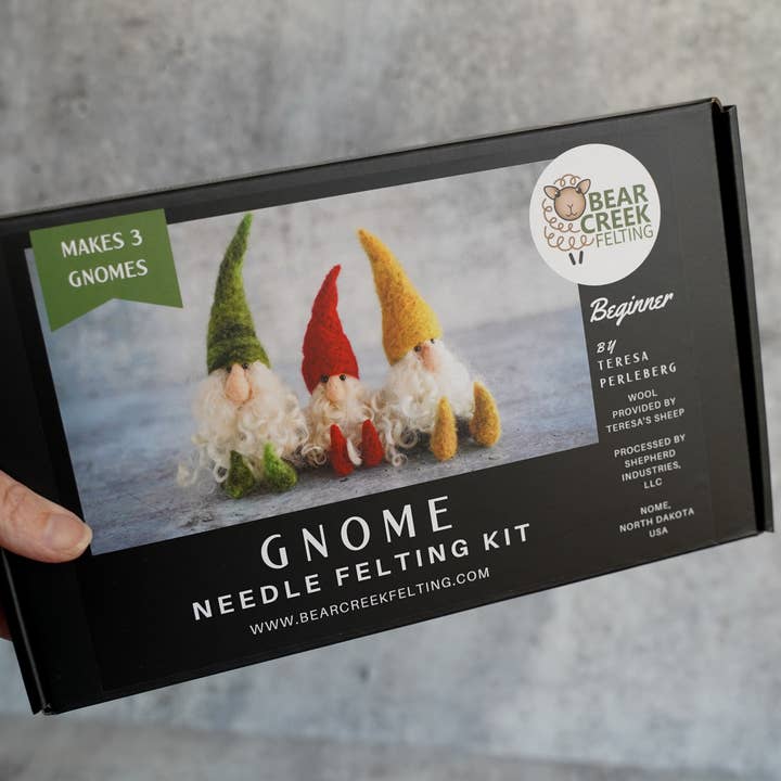 Bear Creek Felting - Wholesale DIY Craft Kit - Gnome Needle Felting Kit5