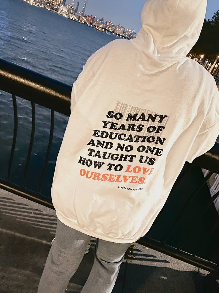 Love Yourself Hoodie for wholesale by Little Dipper Shop