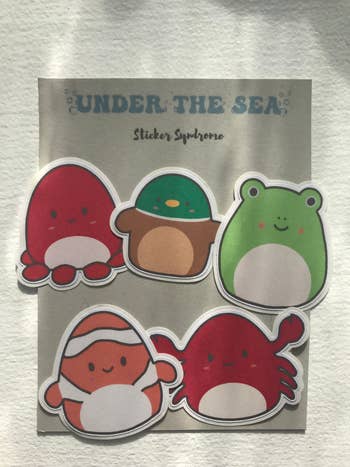 squishmallow sticker pack farm house faire com