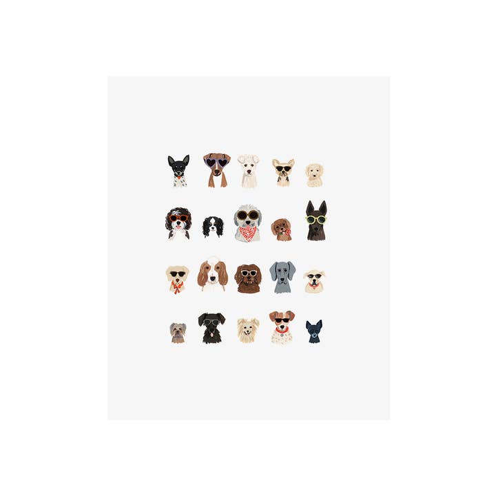 Dog Days of Summer Art Print for wholesale by Rifle Paper Co