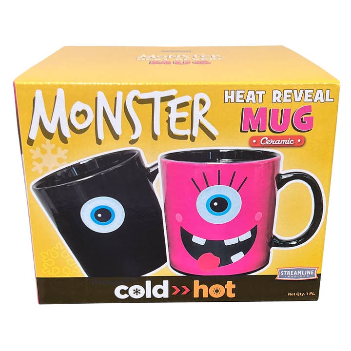Streamline – wholesale Coffee mug – Monster Heat Reveal Mug - Pink2