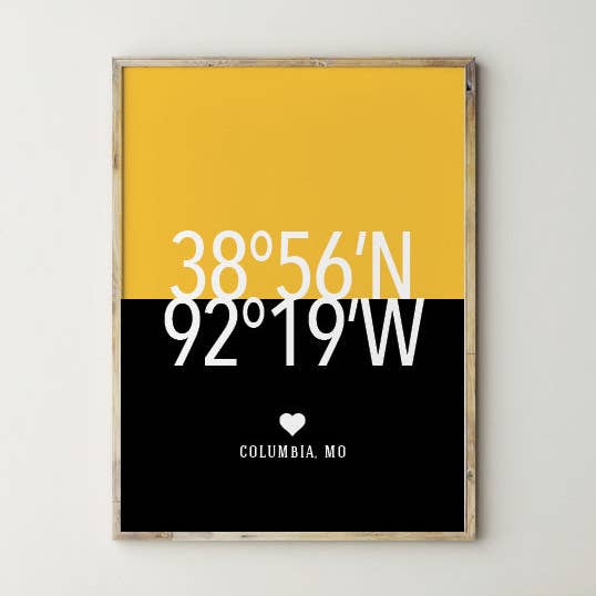 Columbia Missouri Unik Alumni Gave for engroshandel hos Pin Your Hearts