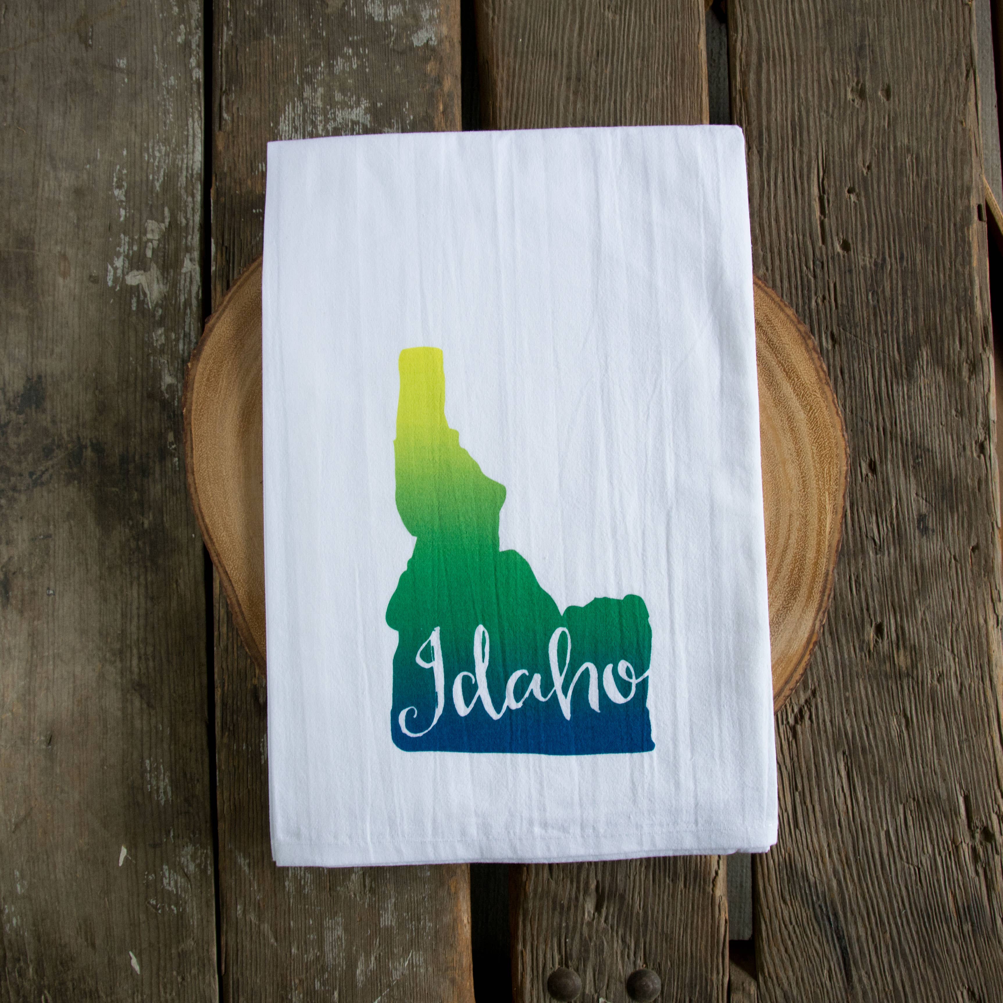 Ladybug Press - Vente Torchons - Torchon Sérigraphié Idaho0