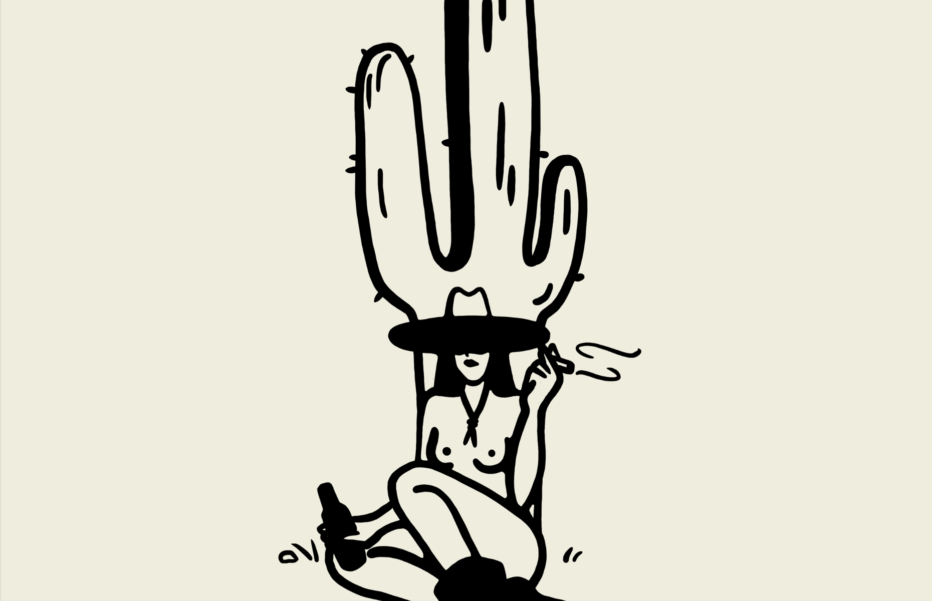 Tumbleweed Design Studio - Wholesale Art print - Desert Cowgirl Minimal Western Art Print Vintage Home Decor
2