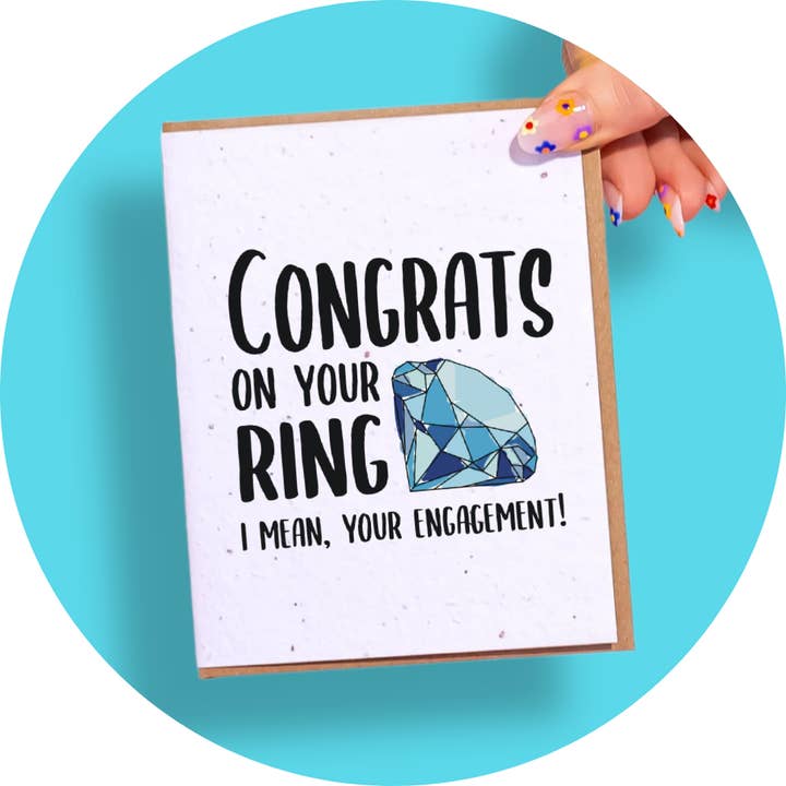 Congrats on Your Ring for wholesale by SowSweet USA