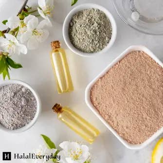 HalalEveryDay – wholesale Skincare face mask – Bentonite (Indian Healing), Moroccan (Red-Rhassoul) & Europe1