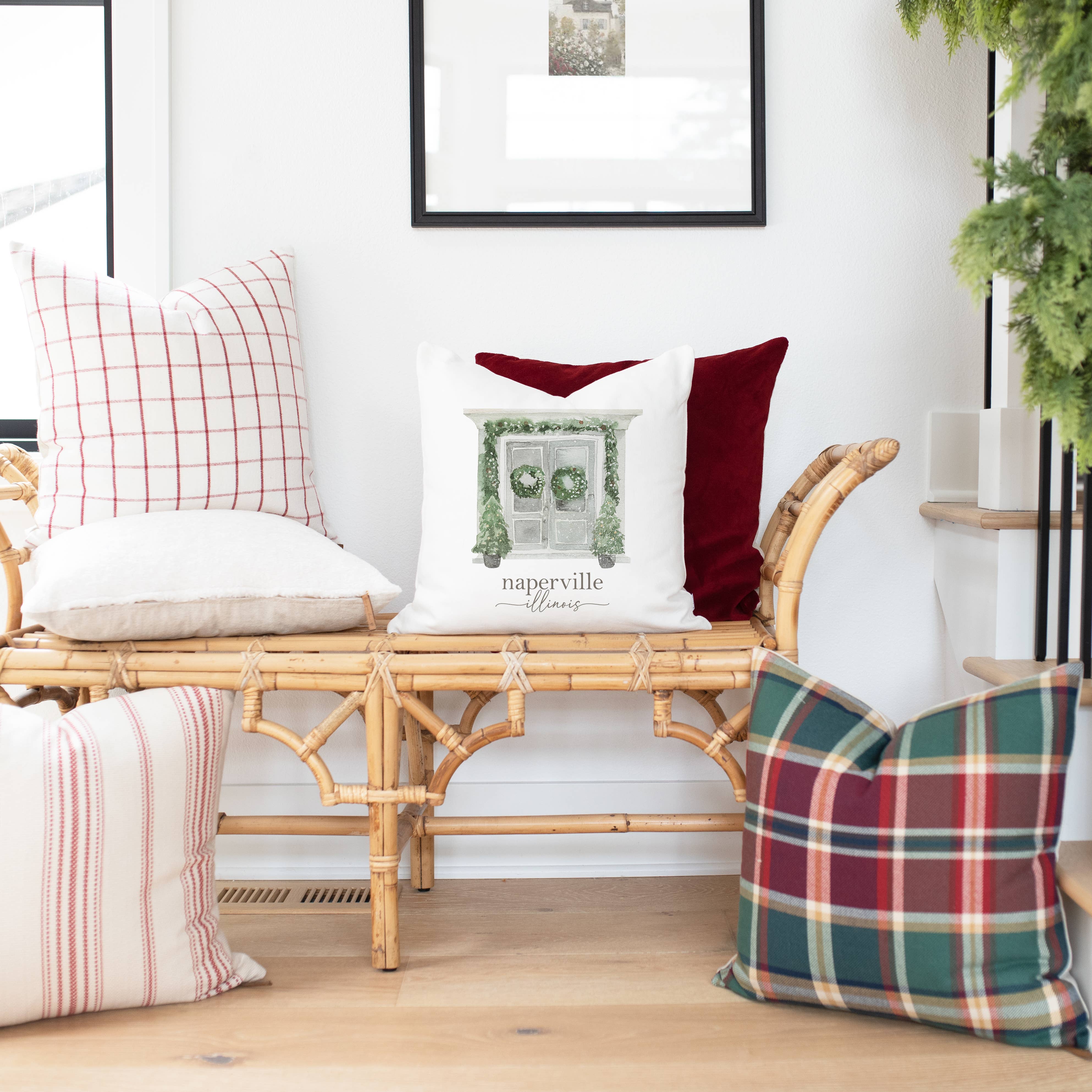 Porter Lane Home – wholesale Prydnadskuddfodral – Anpassade juldörrar kuddeöverdrag3