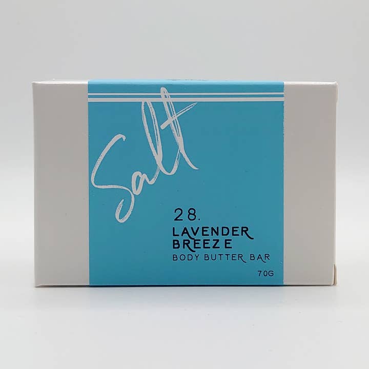 Lavender Breeze Body Butter Bar for wholesale by Salt Skincare