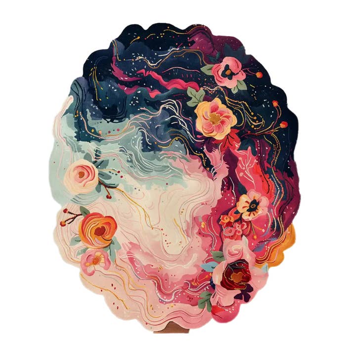 Tapis en laine tufté à la main Starlit Garden pour la vente par Maia Homes