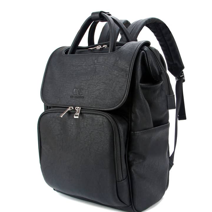 Citi Collective Citi Explorer Black Diaper Bag Backpack for wholesale by Citi Collective