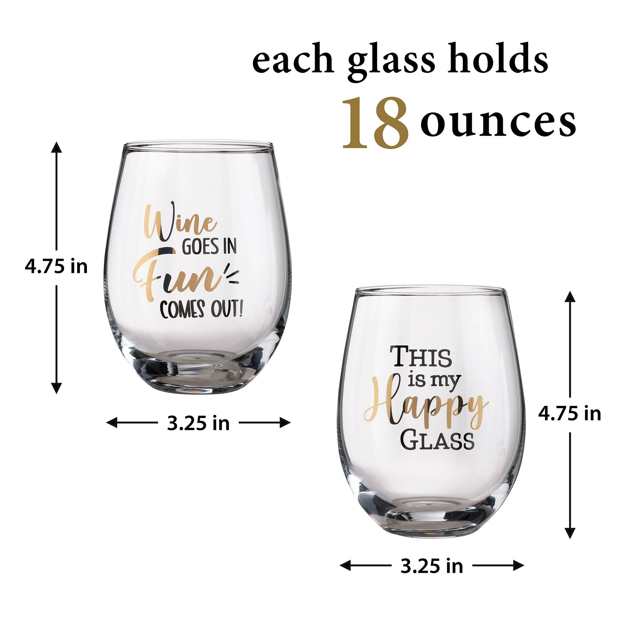 Lillian Rose – wholesale Wine glass – Wine Glass set with fun sayings1
