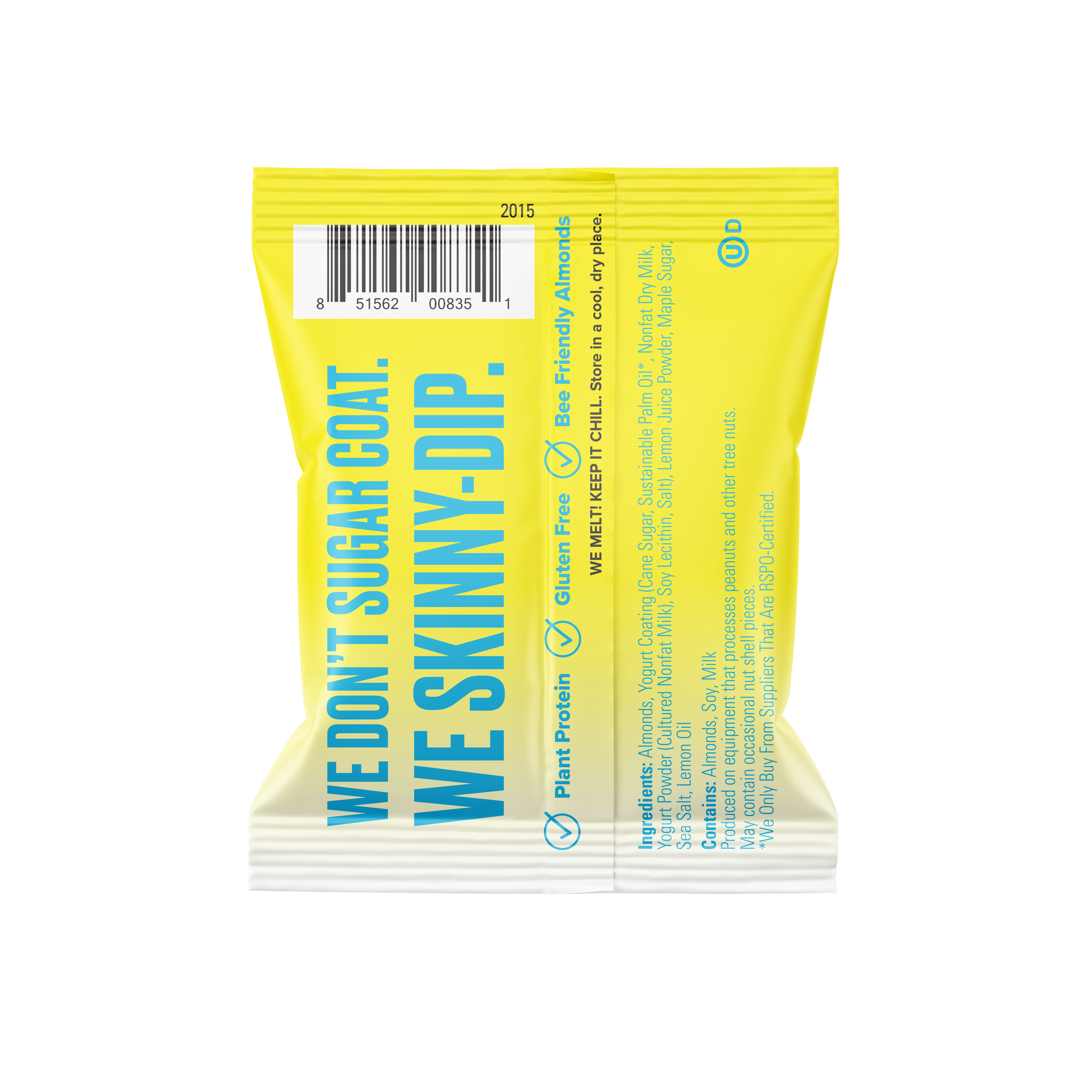 SkinnyDipped - Wholesale Nuts - Almonds Lemon Bliss Mini, .46oz2