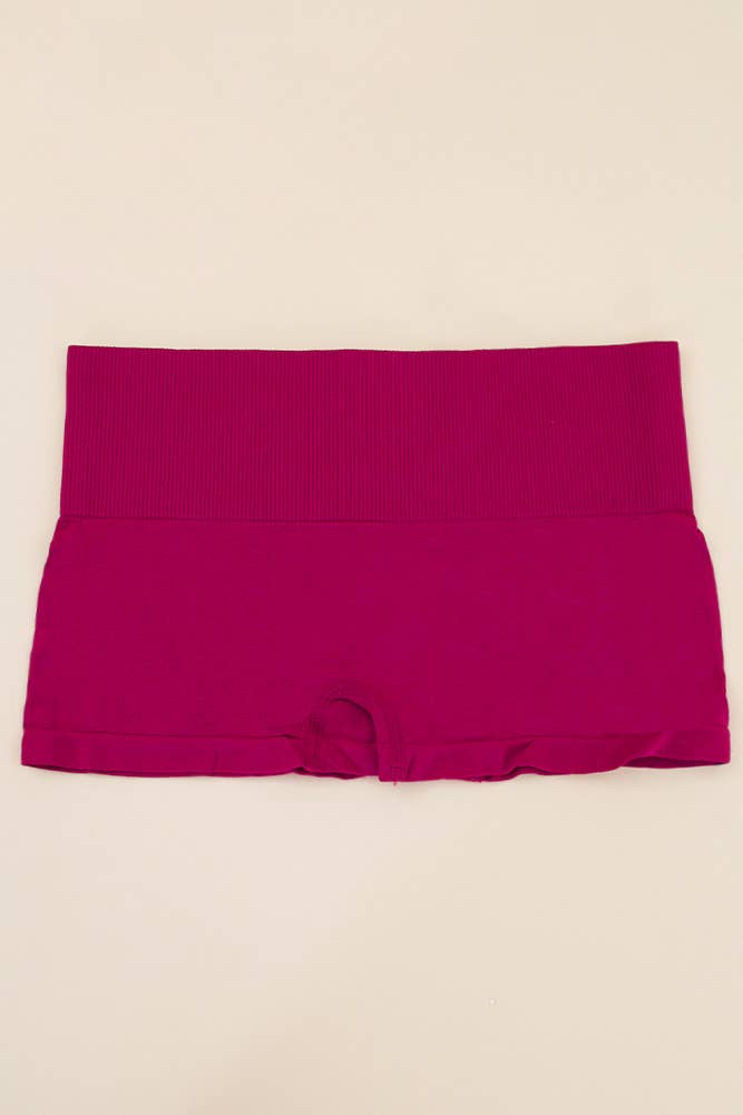 Hana – wholesale Underwear – Women's – Solid Boy Short Plus Size Panty6