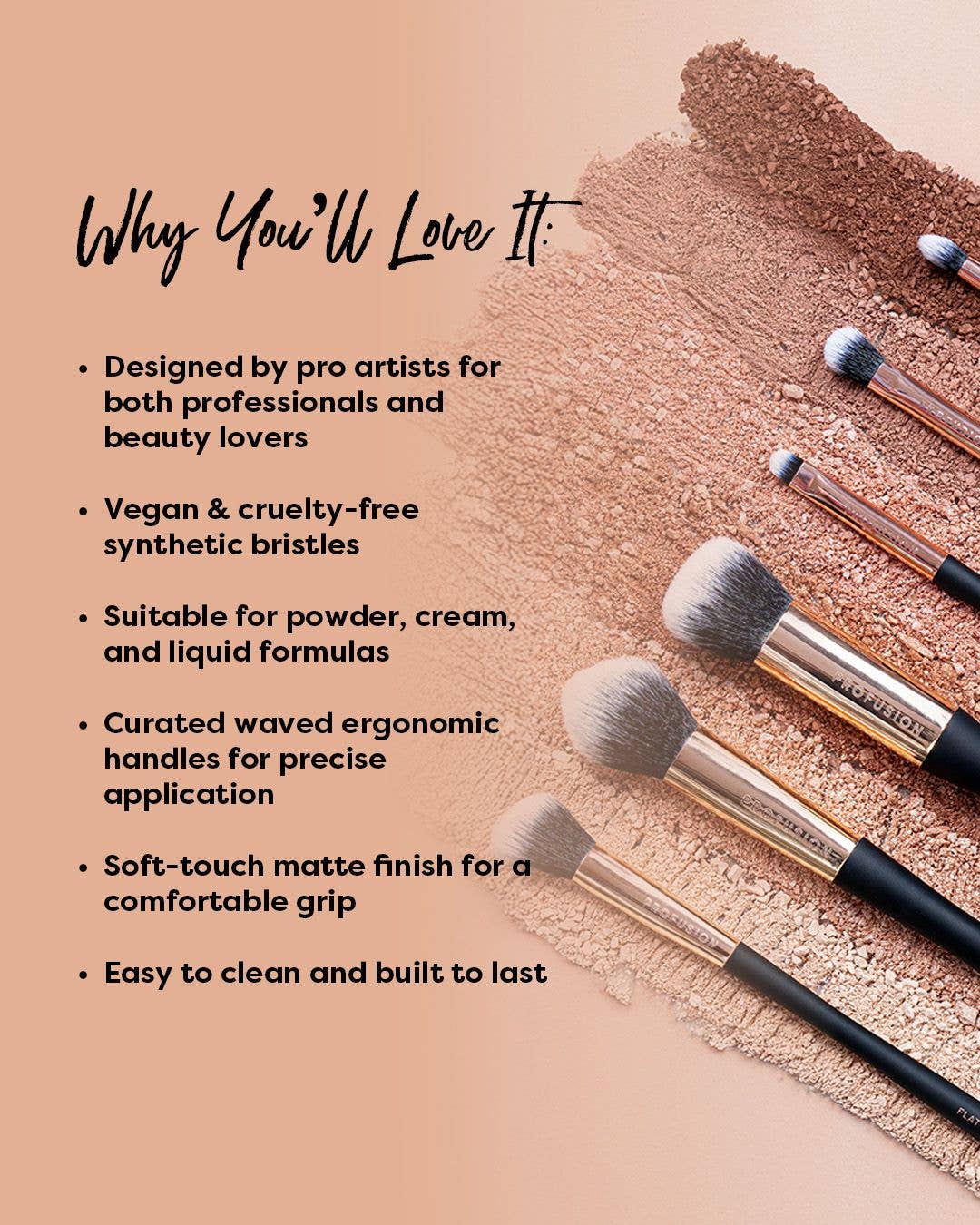 VIAI Beauty - Wholesale Makeup Brush Set - Artistry Eye Essentials | 3-pc Artistry Eye Brush Set2