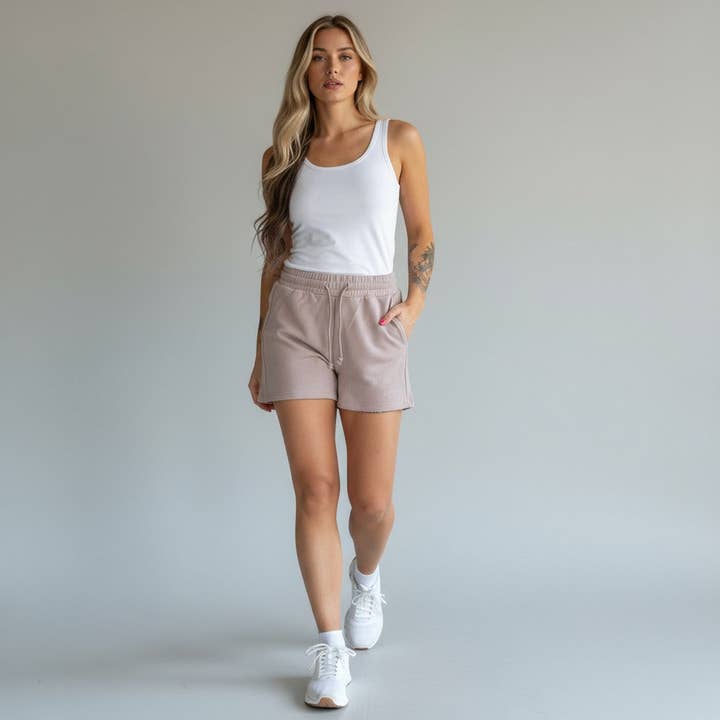 Cozy Up Sweat Shorts for wholesale by DYM Athletics