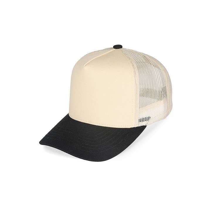 Hana - Wholesale Trucker Hat - Women's - C.C Multi Color Cotton Mesh Back Snapback Trucker Cap3