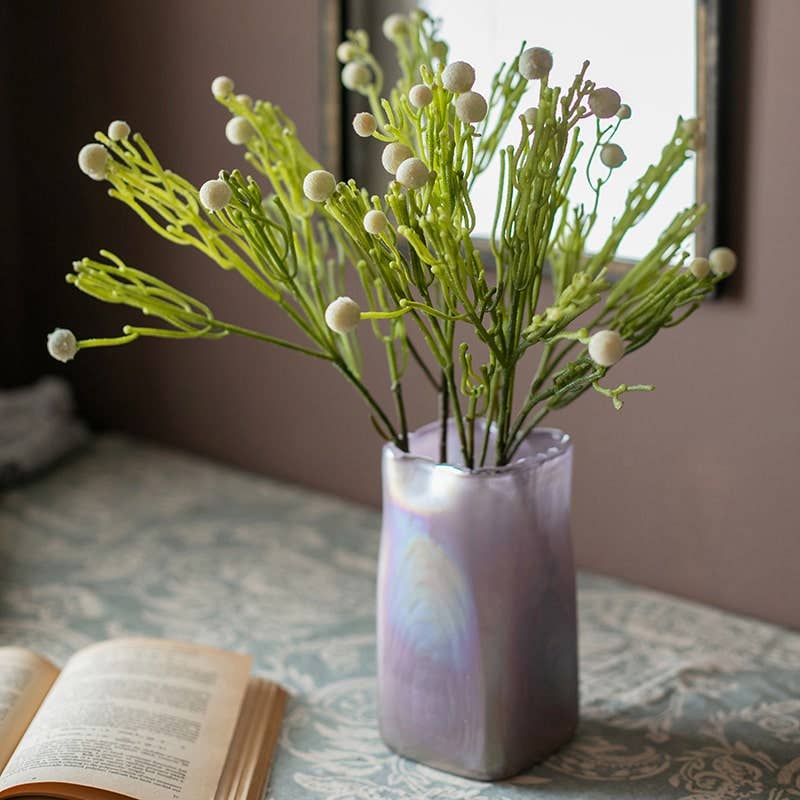 Rustic Reach - Vente Plantes artificielles - Tige artificielle Berzelia de 24 po de haut4