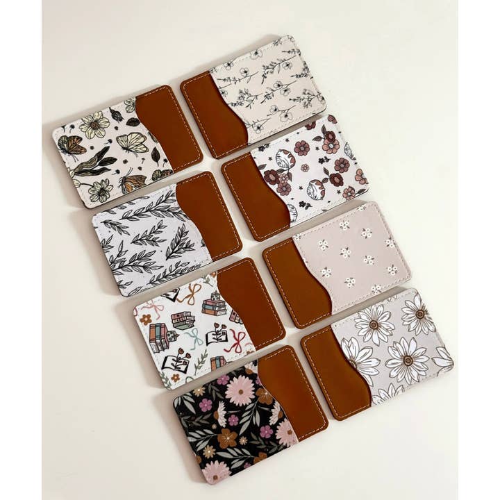 Portatarjetas para teléfono hecho a mano en cuero sintético | 72 diseños para venta al por mayor de the cute cloud