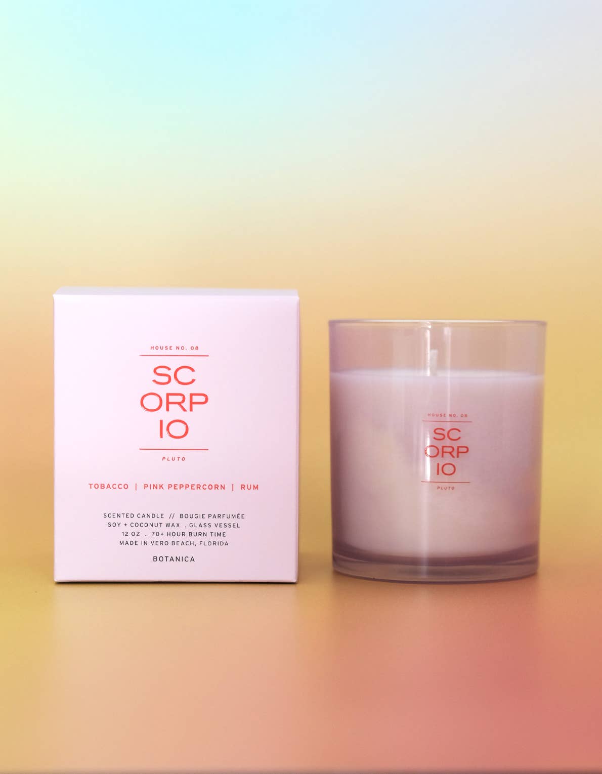 BOTANICA - Wholesale Jar/Filled Candle - Zodiac: Scorpio Candle | 12oz.