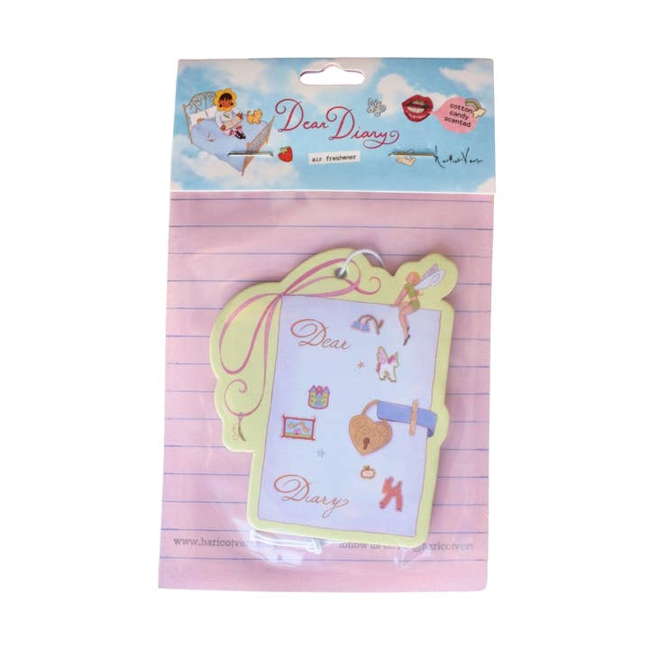 dear diary air freshener for wholesale by Haricot Vert