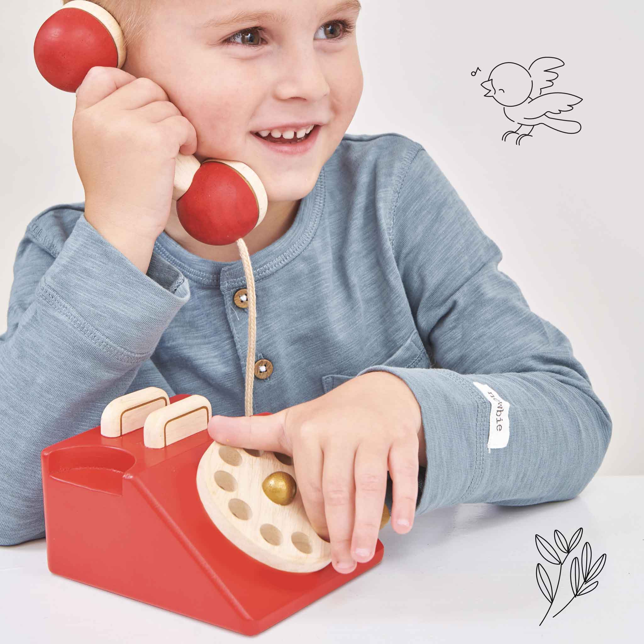 Le Toy Van, Inc. - Wholesale Wood Toy - Kids - Vintage Wooden Phone2