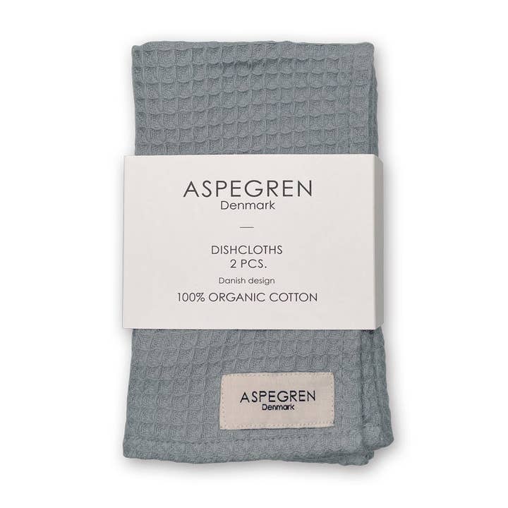 Aspegren Denmark – wholesale Kökshandduk/Disktrasa – Disktrasor - 100% Ekologisk Bomull - Set om 2 - North
