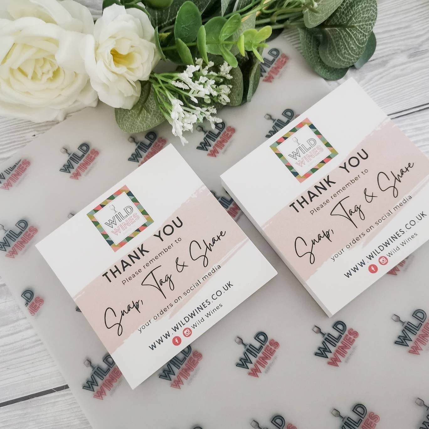 SR Creative Studio – wholesale Thank you card – Custom Business, Snap Tag, Compliment & Thank You Cards0