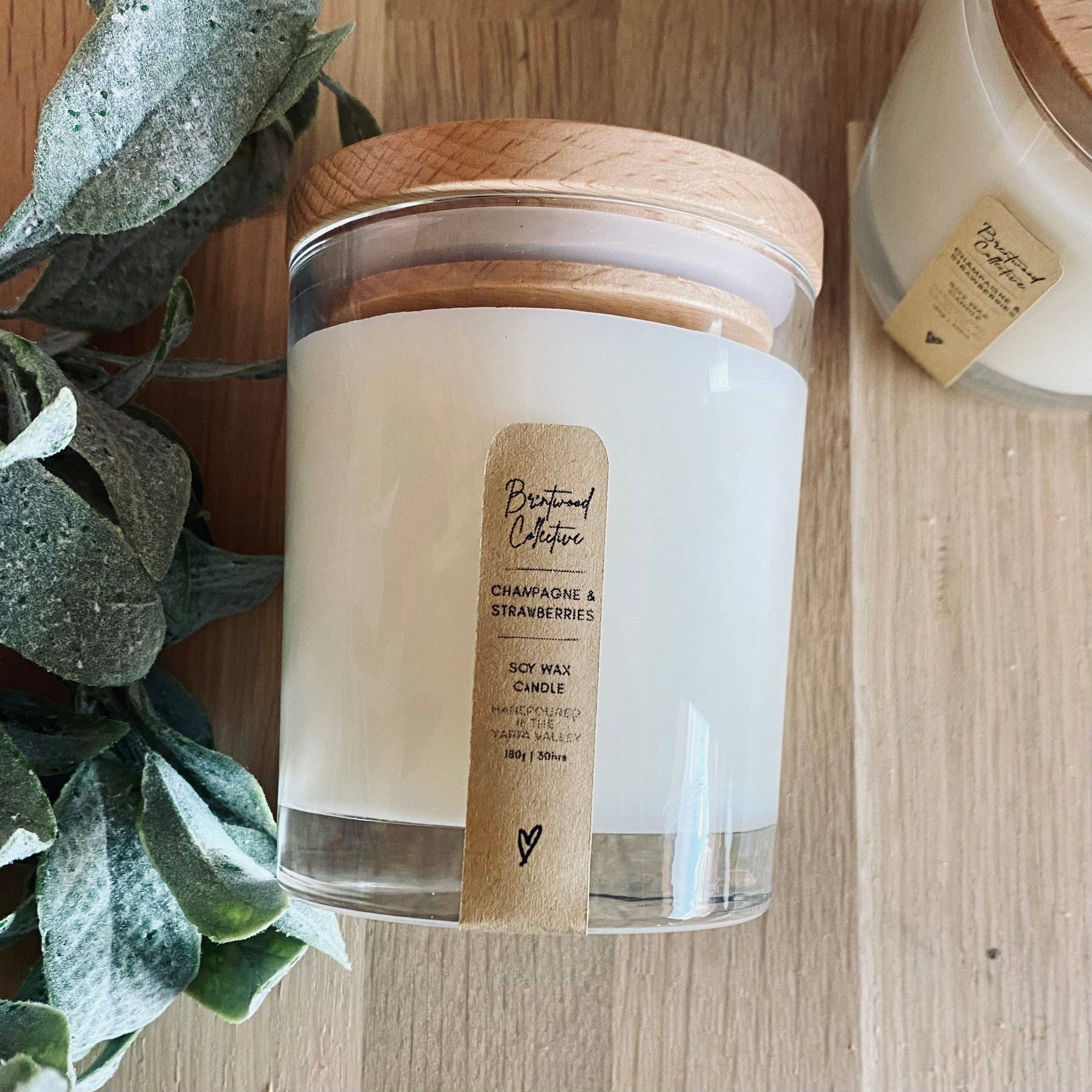 Brentwood Collective - Wholesale Jar/Filled Candle - Champagne & Strawberries | Candle2