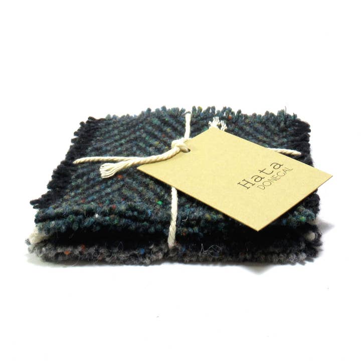 Tweed-glasbrikker - Bonyglen, sæt med 6 stk. for engroshandel hos Hata Donegal